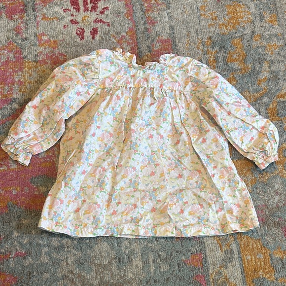 Stitchy Fish Floral Kids Blouse - Picture 1 of 5
